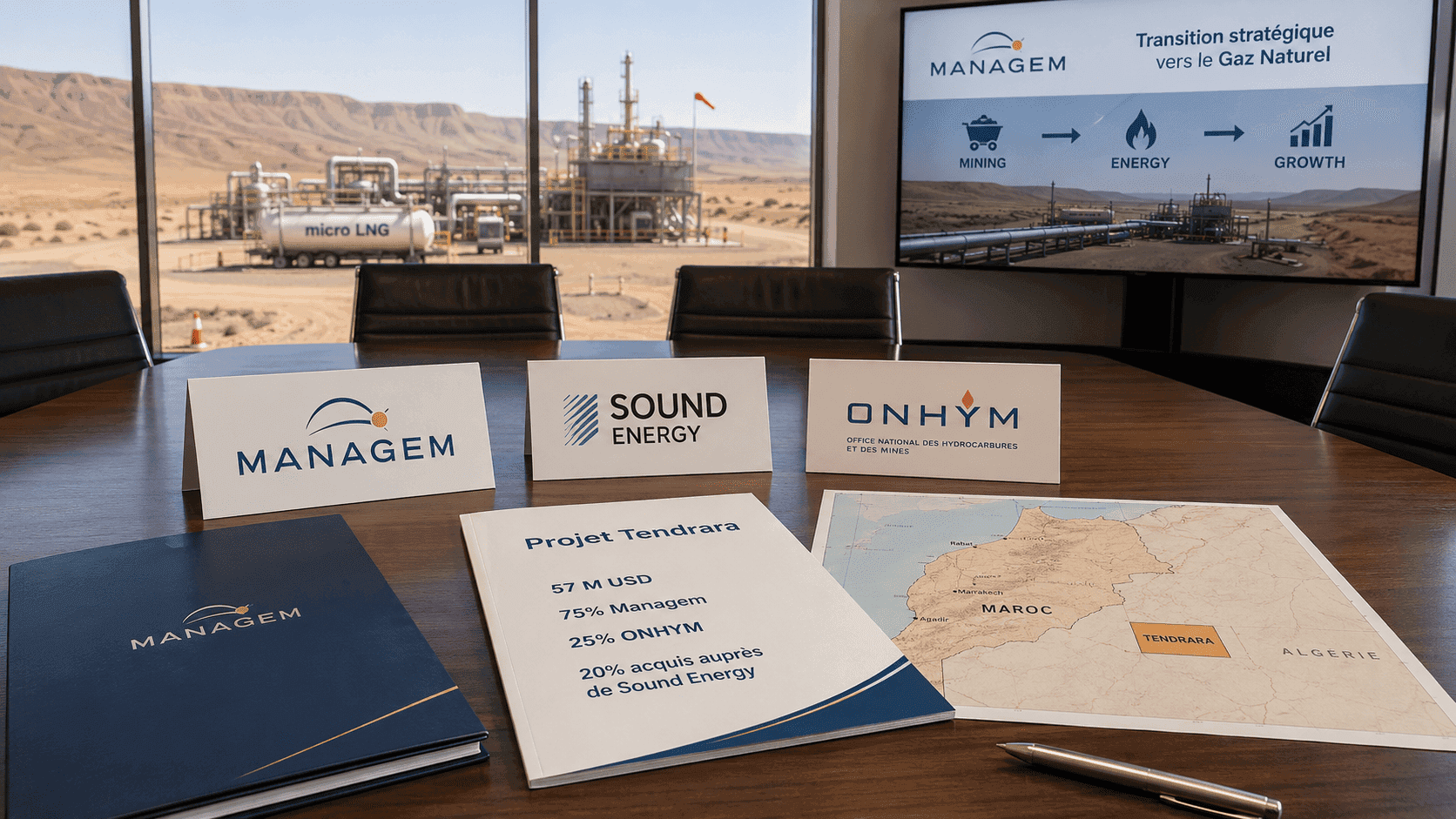 Le pivot énergétique de Managem : Décryptage du rachat des parts de Sound Energy à Tendrara