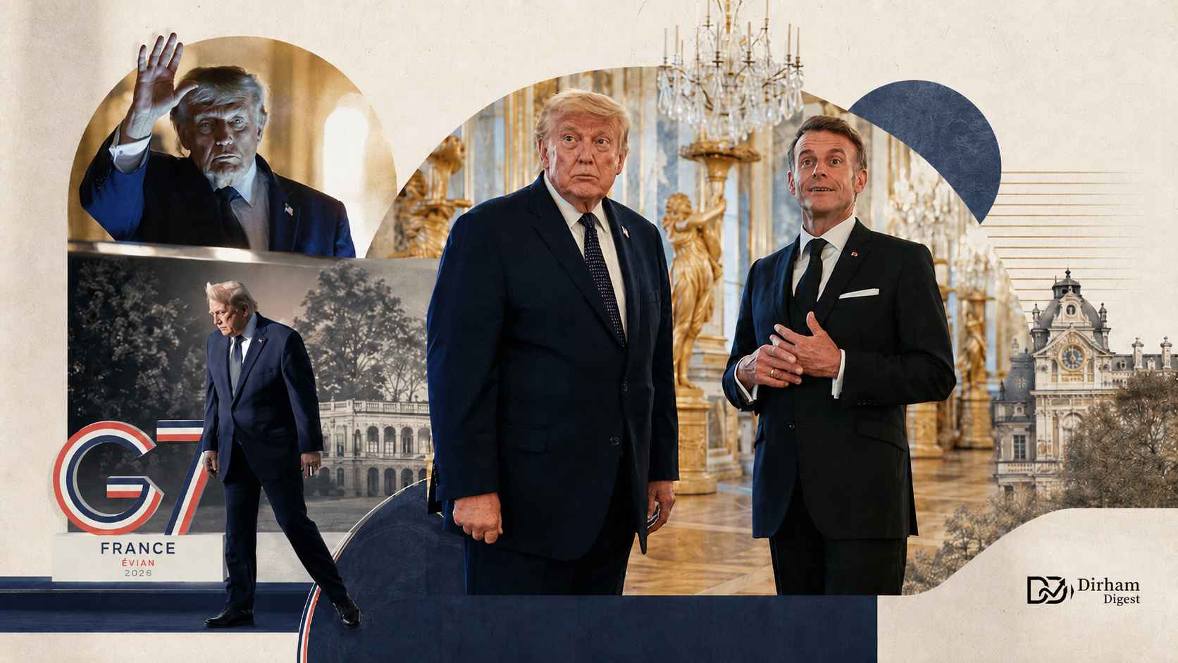 Accord USA-Iran : Trump signe à Versailles, le baril déjà au plancher